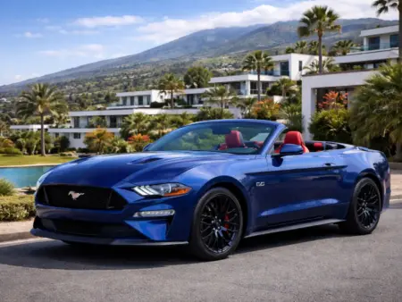 Ford Mustang GT V8 5.0 Cabriolet - car rental in Tenerife