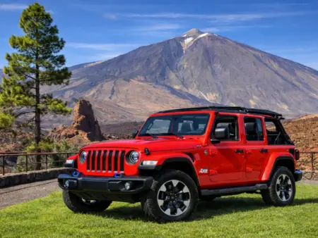 Jeep Wrangler Sahara 4XE - car rental in Tenerife