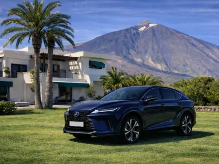 Lexus RX450h – Midnight Blue - car rental in Tenerife